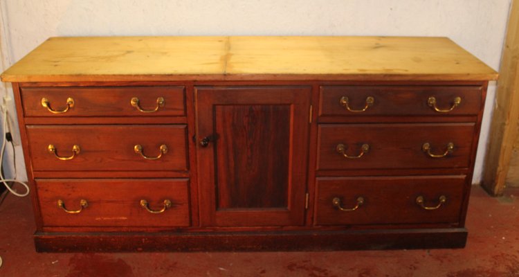 Antique Pine Dresser 1870s For Sale At Pamono