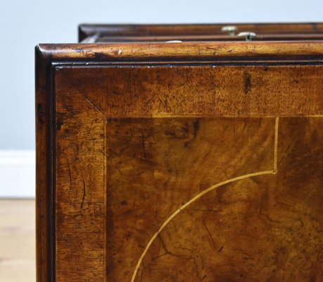 Armoire Ancienne Victorienne En Loupe De Noyer En Vente Sur Pamono