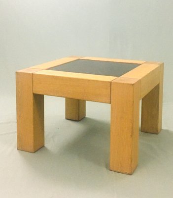 Table Basse En Chene Et En Marbre Annees 80 En Vente Sur Pamono