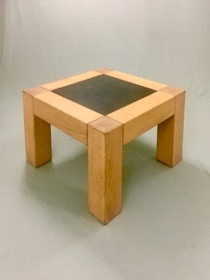 Table Basse En Chene Et En Marbre Annees 80 En Vente Sur Pamono