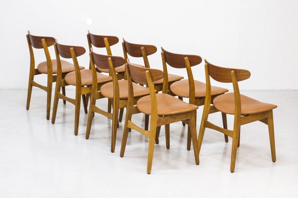 Model CH30 Side Chairs by Hans J. Wegner for Carl Hansen & Søn, 1960s, Set of 8 Model CH30 Side Chairs by Hans J. Wegner for Carl Hansen & Søn, 1960s, Set of 8