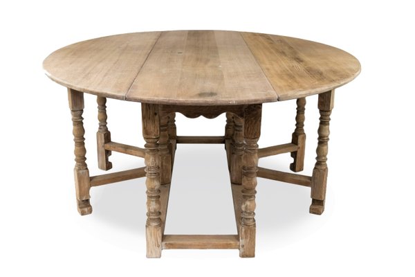 Antique English Oak Dining Table 1900s For Sale At Pamono