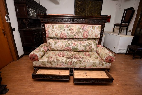 Italian Wooden Daybed 1940s For Sale At Pamono