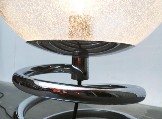 Chrome spiral floor lamp deals