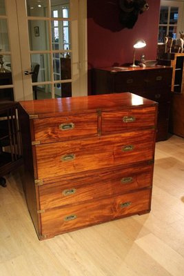 Antique Mahogany Campaign Dresser For Sale At Pamono