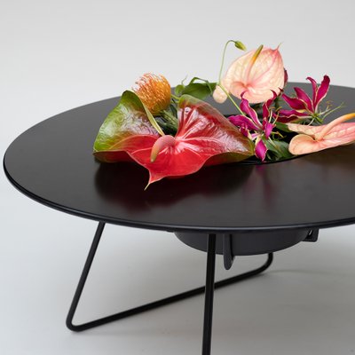 Red shop cocktail table