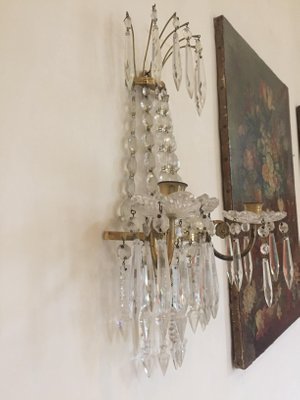 Antique Crystal Wall Candleholders Set Of 2 For At Pamono - Crystal Wall Candle Holders Antique Crystal Wall Candleholders Set Of 2 For At Pamono - Crystal Wall Candle Holders
