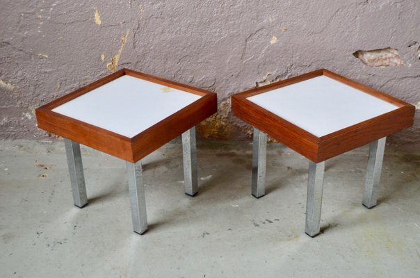 Sofa End Tables 1960s Set of 2