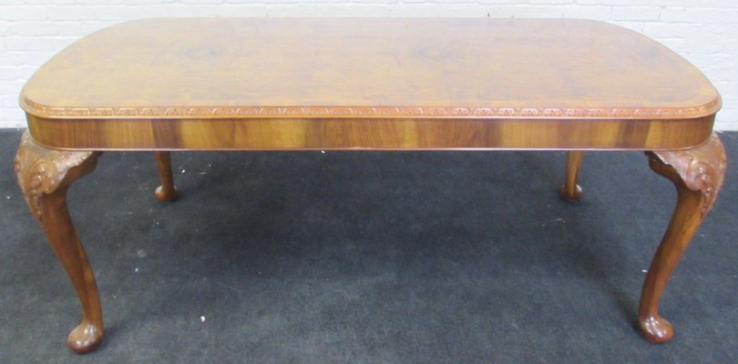 Burr Walnut Dining Table 1920s For Sale At Pamono