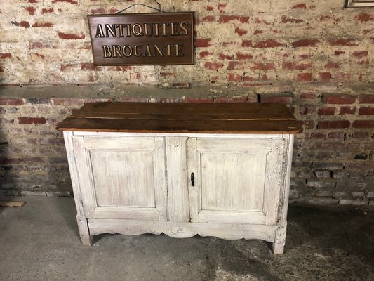 Antique White Buffet Or Tv Cabinet For Sale At Pamono