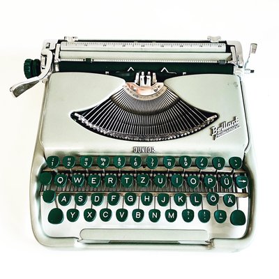 Vintage Schreibmaschine Von Brilliant Neckermann Junior 1950er