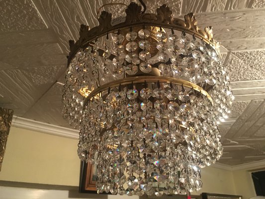 Small Crystal Chandelier 1960s For At Pamono