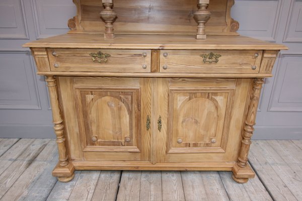 Buffet Ancien En Pin En Vente Sur Pamono