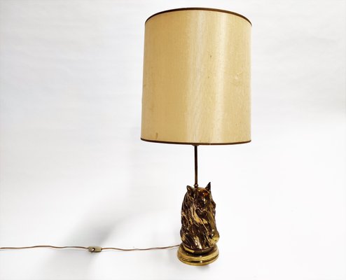 horse head table lamp