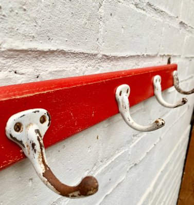 vintage coat rack hooks
