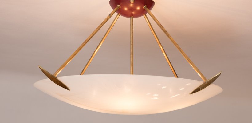 Mid Century Italian Ceiling Lamp
