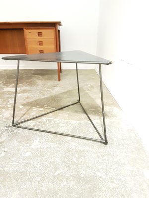 Oti Steel Triangular Side Table By Niels Gammelgaard For Ikea