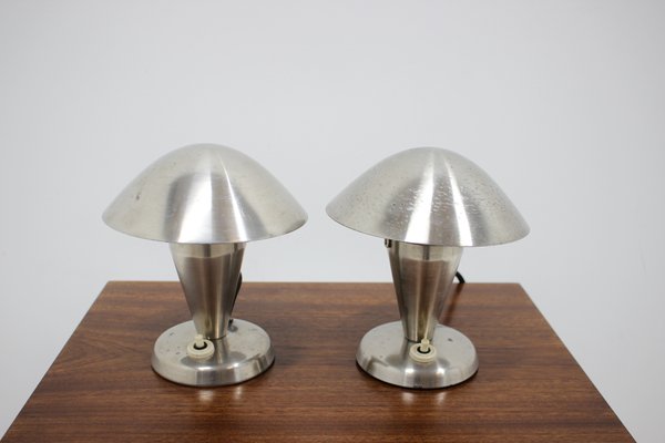 small silver table lamps