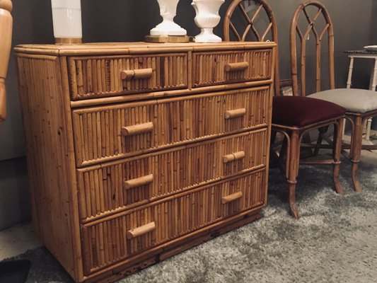 Bamboo Dresser 1970s For Sale At Pamono