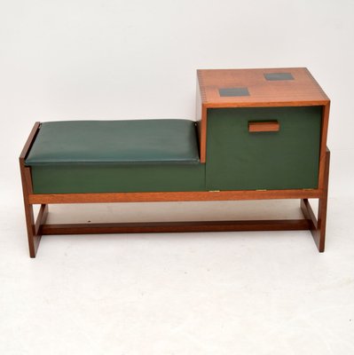 Teak Telephone Entry Bench Or Stool 1960s For Sale At Pamono