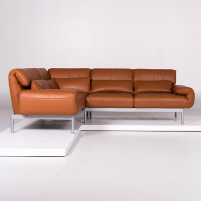 Vintage Brown Leather Corner Sofa From Rolf Benz For At Pamono Vintage Brown Leather Corner Sofa From