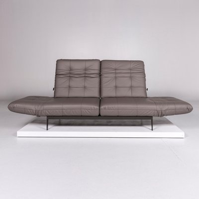 Verrassend Vintage Gray Leather 2-Seater Sofa from Rolf Benz for sale at Pamono UX-01