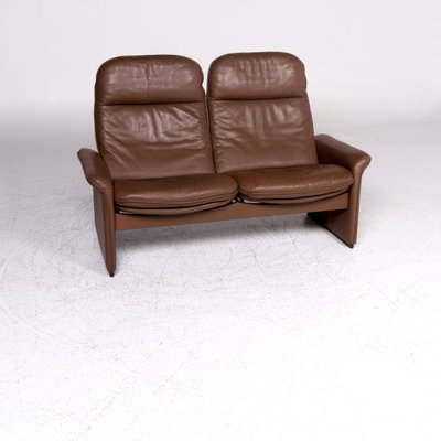 Vintage Brown Leather Model Ds 50 Sofa From De Sede For At Pamono Vintage Brown Leather Model Ds 50 Sofa