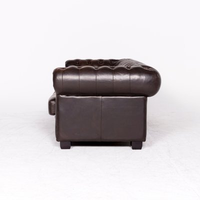 Vintage Leather 3 Seat Sofa From Chesterfield For Sale At Pamono