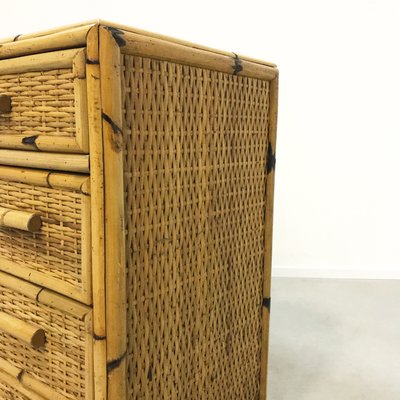 French Bamboo Rattan Dresser 1970s For Sale At Pamono