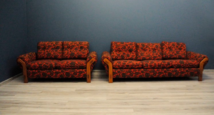 Swedish Sofas By Bröderna Nilsson For Ekenjon 1960s Set Of 2 Swedish Sofas By Bröderna Nilsson For
