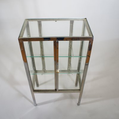 Vintage Steel And Glass Display Cabinet 1930s For Sale At Pamono