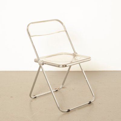 Clear Acrylic Folding Chair By Giancarlo Piretti For Castelli Anonima Castelli 1960s For Sale At Pamono