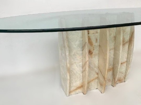 Oval Glass Tables For Dining       - Oval Glass Brass Dining Table By Drenert 1980s 142958 / Browse our selection of mid century & modern dining tables to bring effortless style with beautiful furniture & decor.