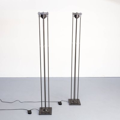 Dimmable Halogen Floor Lamps 1980s Set Of 2 For At Pamono Dimmable Halogen Floor Lamps 1980s