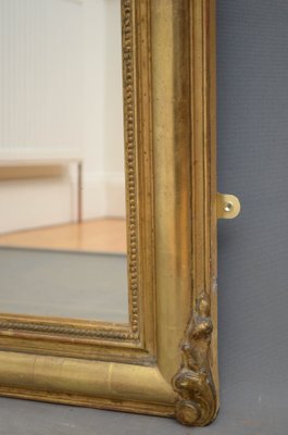 Specchio da parete in stile barocco, oro anticato, 50 x 76 cm