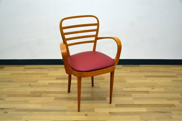 Italian Beech Bentwood Desk Chair 1950s For Sale At Pamono