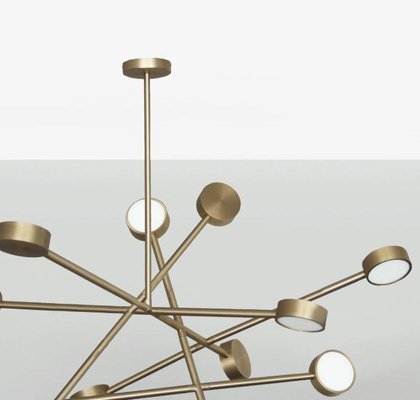 Brass Line Chaos Chandelier By Square In Circle For Sale At Pamono