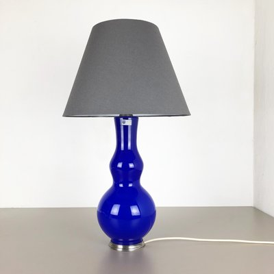 Mid Century Italian Opaline Murano Italian Opaline Murano Glass Table Lamp
