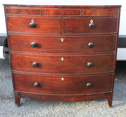 Antique Georgian Mahogany Dresser For Sale At Pamono
