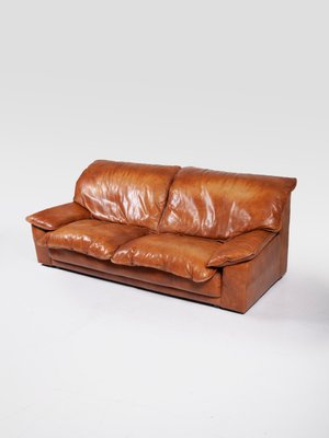Large Leather Sofa By Harry De Groot For Leolux 1970s At Large Leather Sofa By Harry De Groot