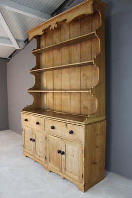 Large Antique Rustic Pinewood Kitchen Dresser For Sale At Pamono