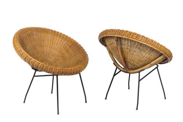 Rattan online saucer chair
