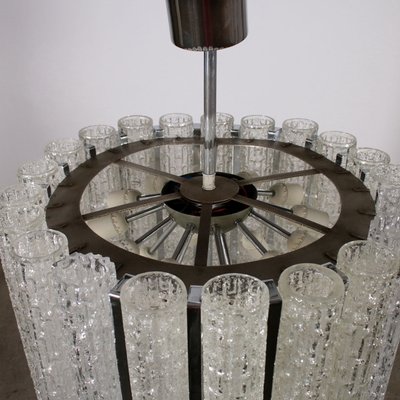 Metal And Glass Ceiling Lamp 1960s For Sale At Pamono