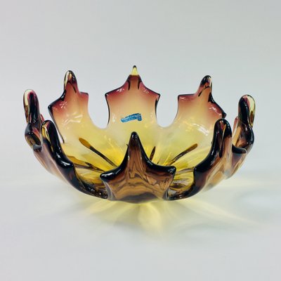 Mid Century Flamed Centerpiece From Made Murano Glass For Sale At Pamono