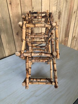 Mid-Century Flaschenhalter aus Bambus bei Pamono kaufen
