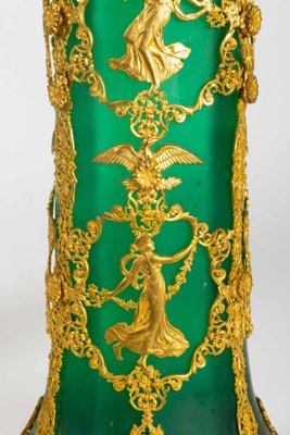Antique Gold Glass Vases Set Of 2 For Sale At Pamono