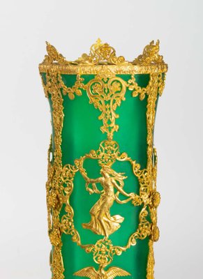Antique Gold Glass Vases Set Of 2 For Sale At Pamono