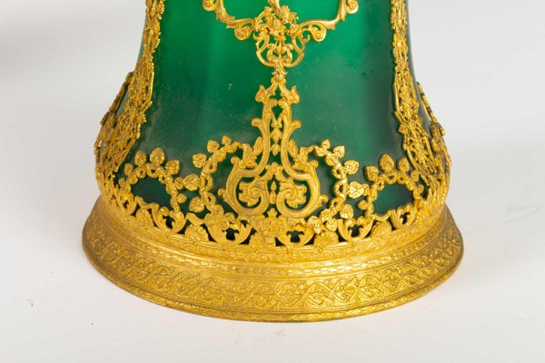 Antique Gold Glass Vases Set Of 2 For Sale At Pamono