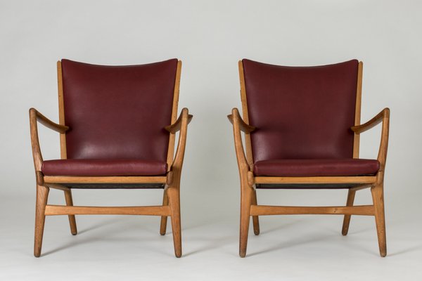 Set of Model AP 16 Lounge Chairs by Hans J. Wegner for A.P. Stolen