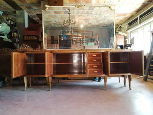 sideboard with mirror